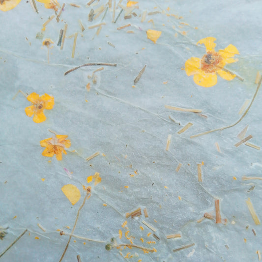 Handmade herbarium paper Botanical paper organic wraping scrapbooking papers