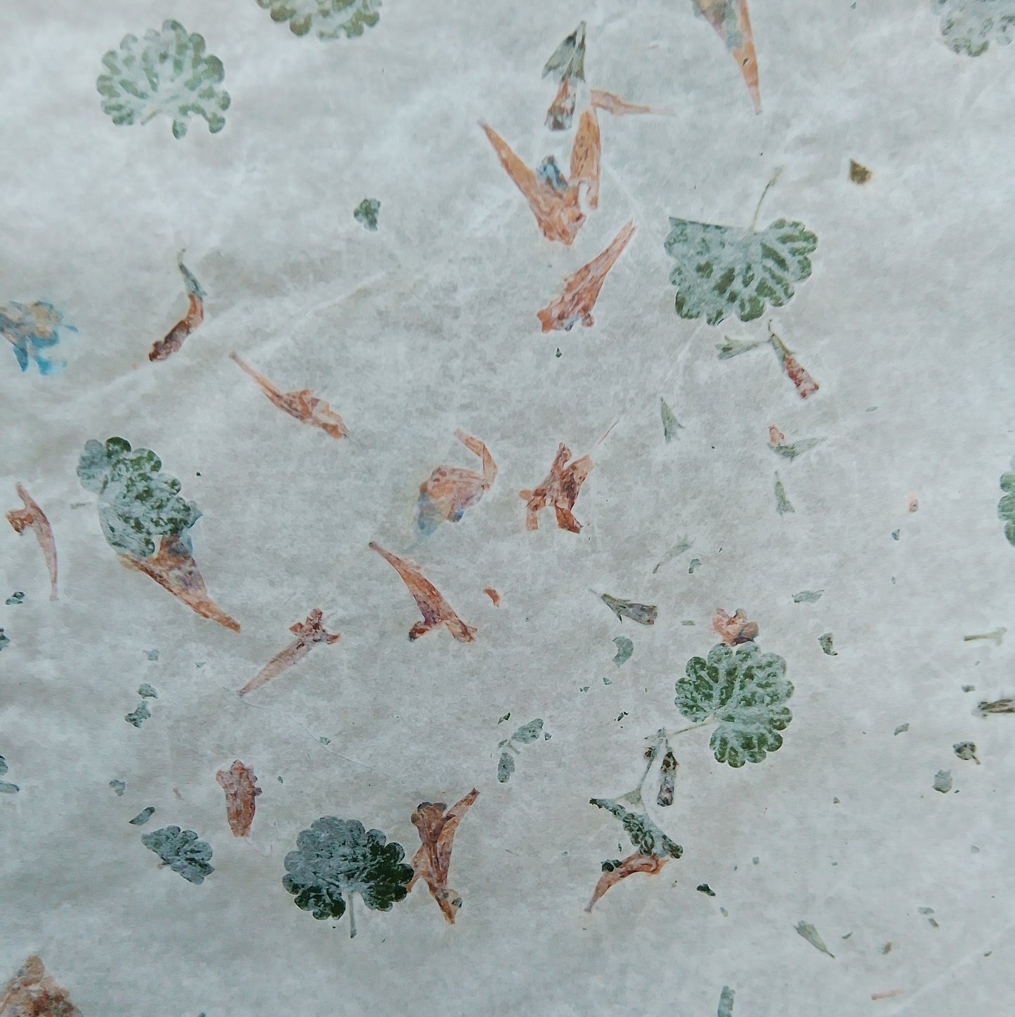 Handmade herbarium paper Botanical paper organic wraping scrapbooking papers