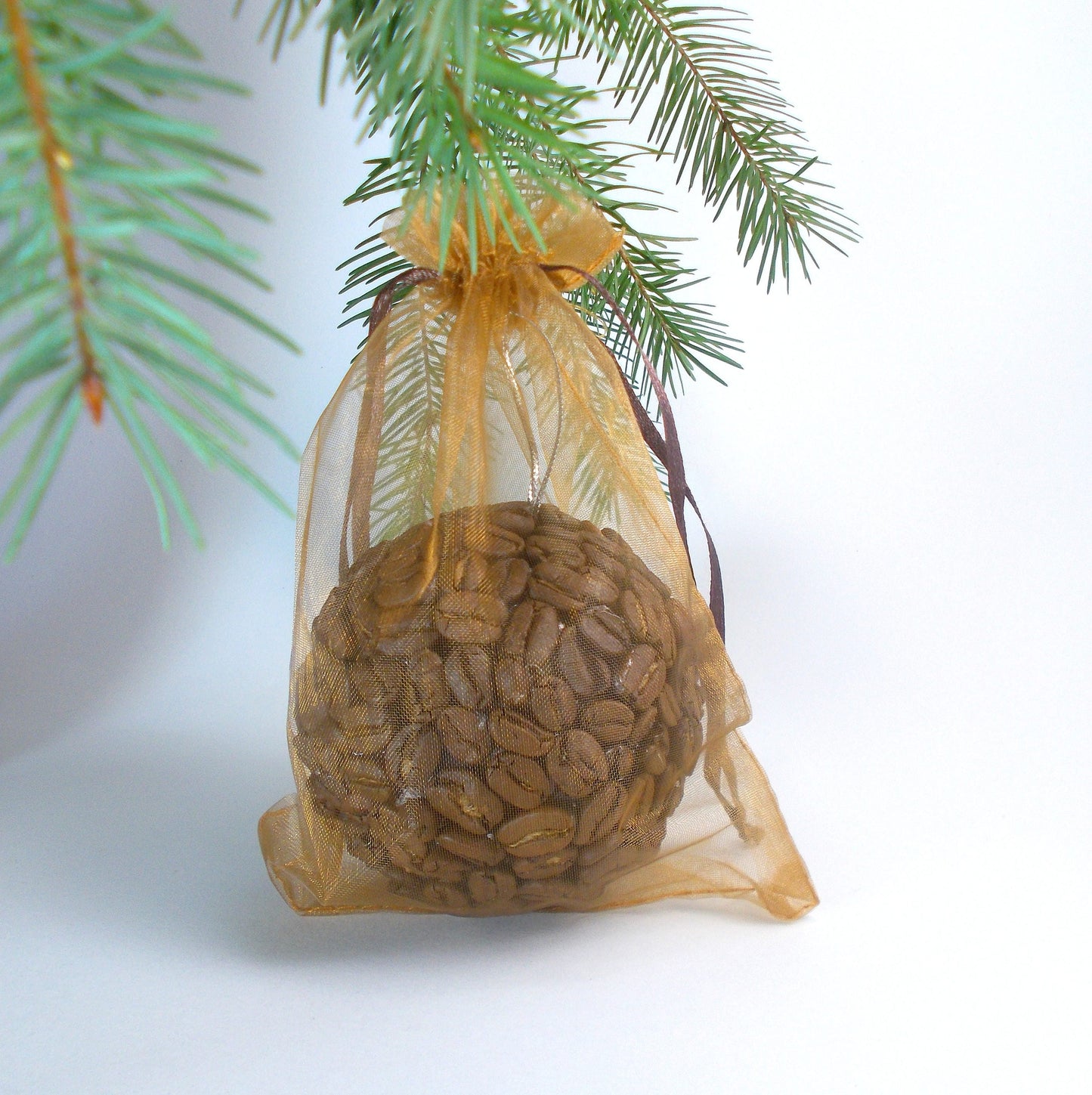 Kaffeebohnenkugel Kaffeetischdekoration Küchendekoration Anhänger Kaffeeliebhaber Geschenk Dekor Kaffeeliebhaber Dekoration Naturstrumpffüller