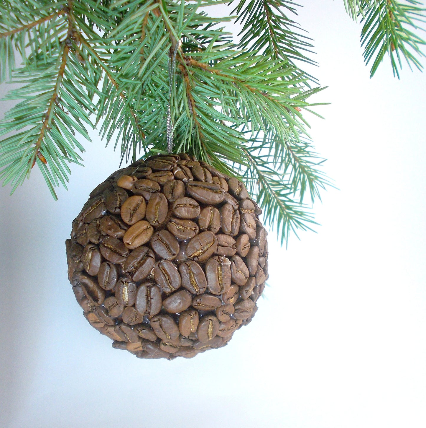 Kaffeebohnenkugel Kaffeetischdekoration Küchendekoration Anhänger Kaffeeliebhaber Geschenk Dekor Kaffeeliebhaber Dekoration Naturstrumpffüller